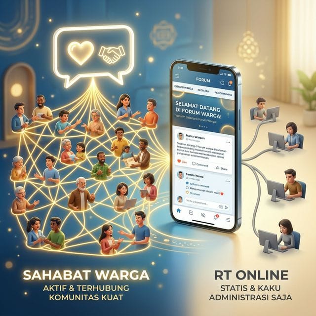 Mengapa Sahabat Warga Lebih Baik dari RT Online untuk Komunikasi Warga?