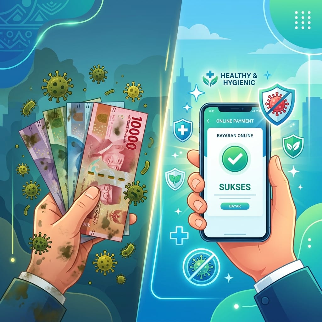 Bagaimana Pembayaran Iuran Warga Online Mengurangi Risiko Penularan Penyakit Lewat Uang Fisik