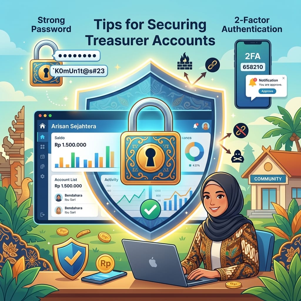 Tips Menjaga Keamanan Akun Bendahara pada Aplikasi Kas RT RW Agar Saldo Tetap Aman