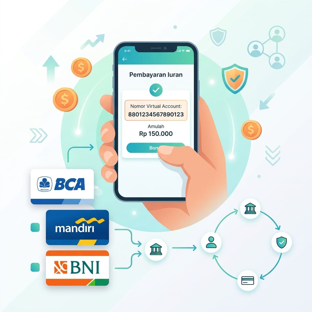 Cara Melakukan Pembayaran Iuran Warga Online Menggunakan Virtual Account Bank