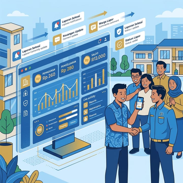 Membangun Kepercayaan Warga Melalui Laporan Real-Time di Aplikasi Iuran Warga
